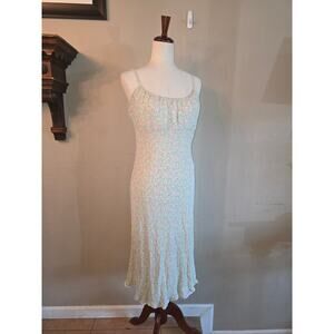 Lauren Ralph Lauren Women's Floral 100% Silk Slip Dress SZ 10 Fairy Ethereal